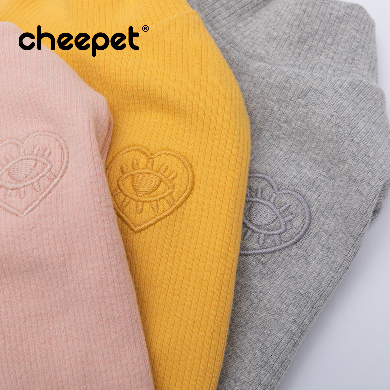 宠物秋冬衣服爱心眼睛打底衫