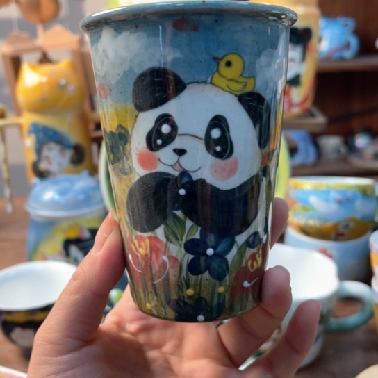 炉景德镇釉下手绘陶瓷 