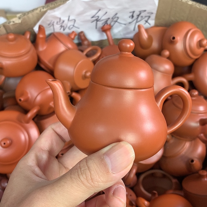 原矿朱泥茶具茶壶家用120