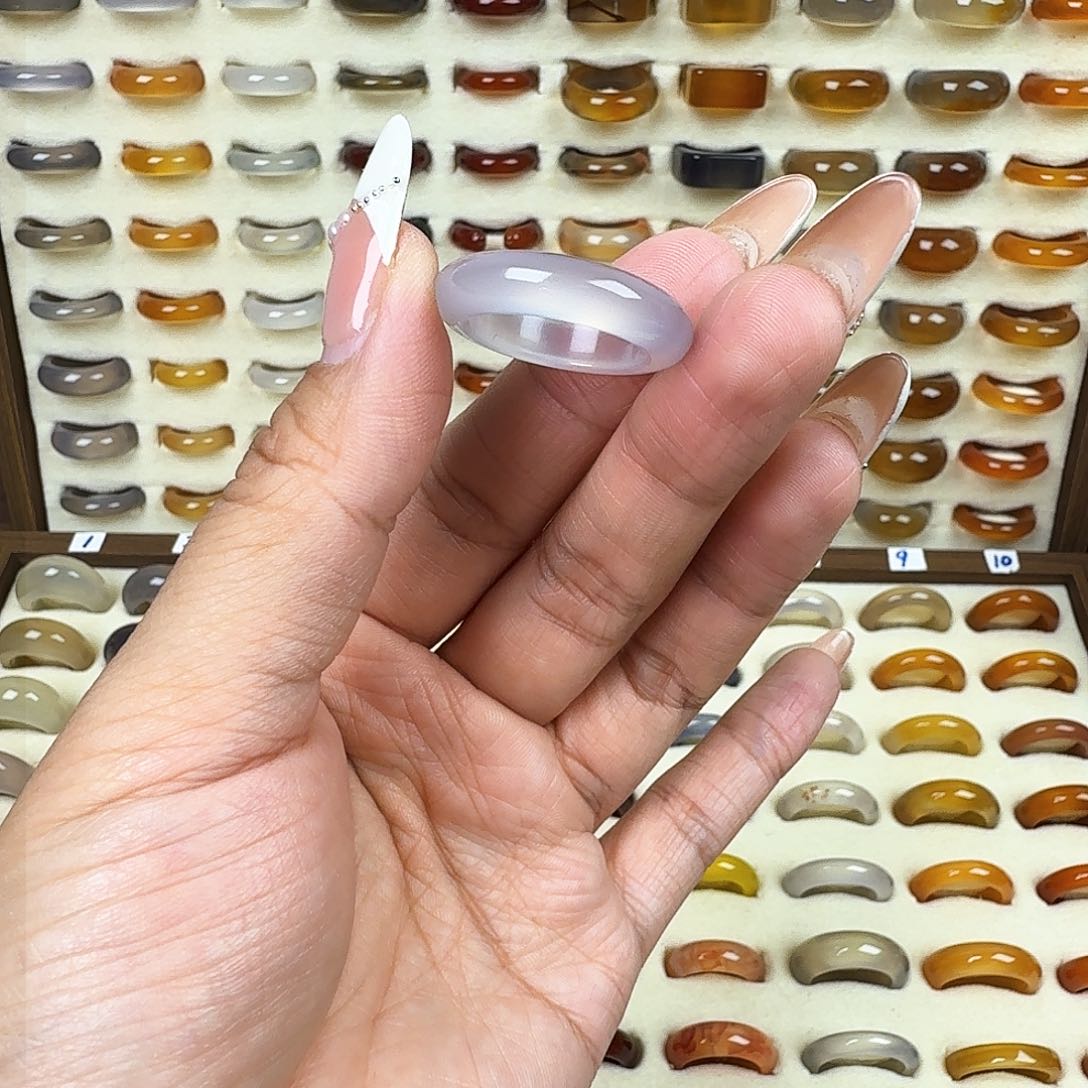 玛瑙/玉髓戒指未镶嵌福利