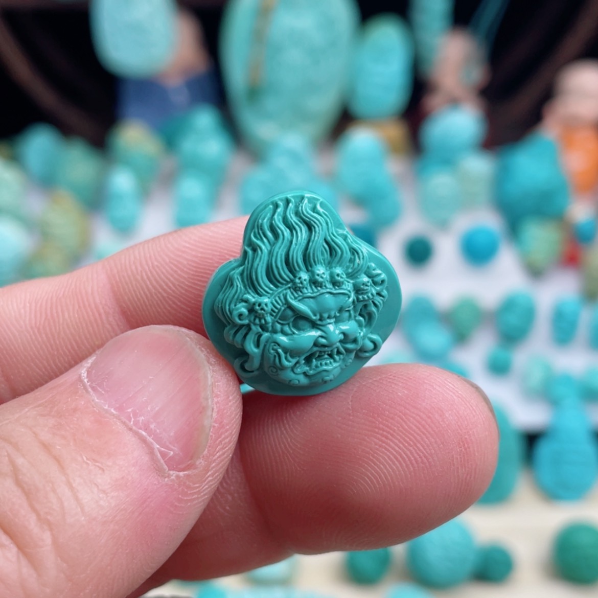 【闪购商品】绿松石吊坠(不含链)未镶嵌