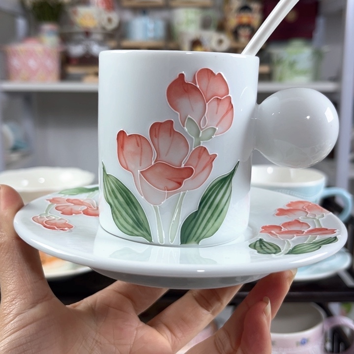 手绘高温釉下彩陶瓷