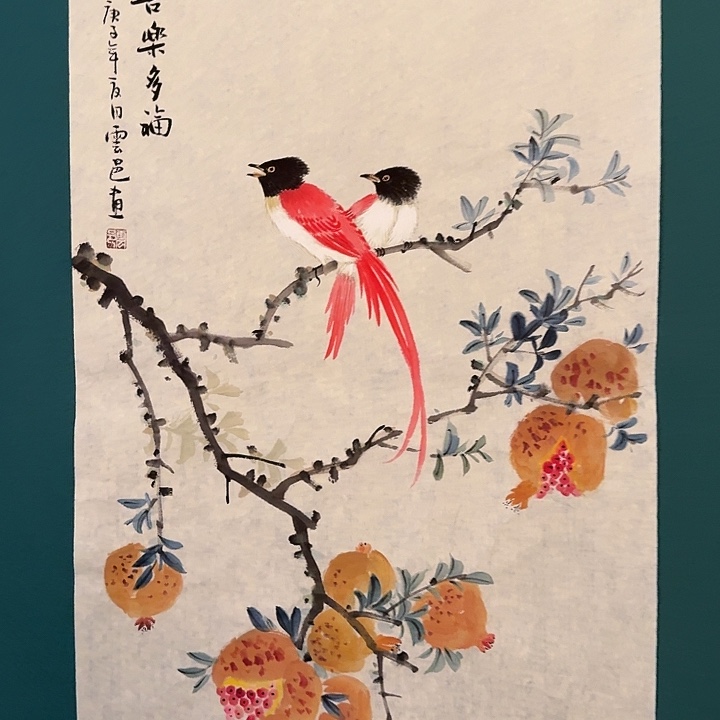 国画云老师作品画作