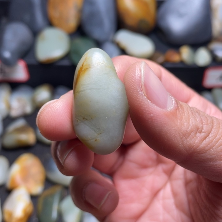 和田玉未镶嵌挂件36