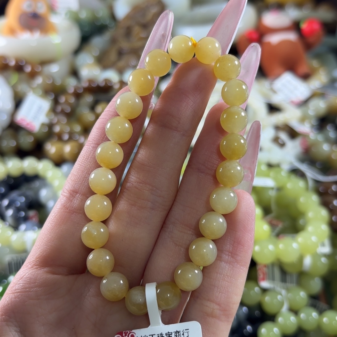 和田玉未镶嵌手链126