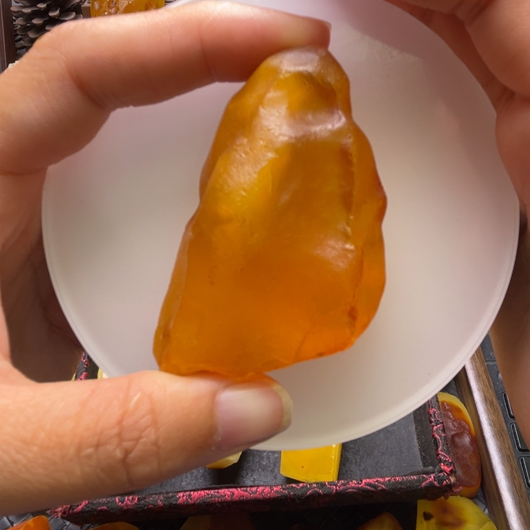定制琥珀未镶嵌琥珀蜜蜡原石定制