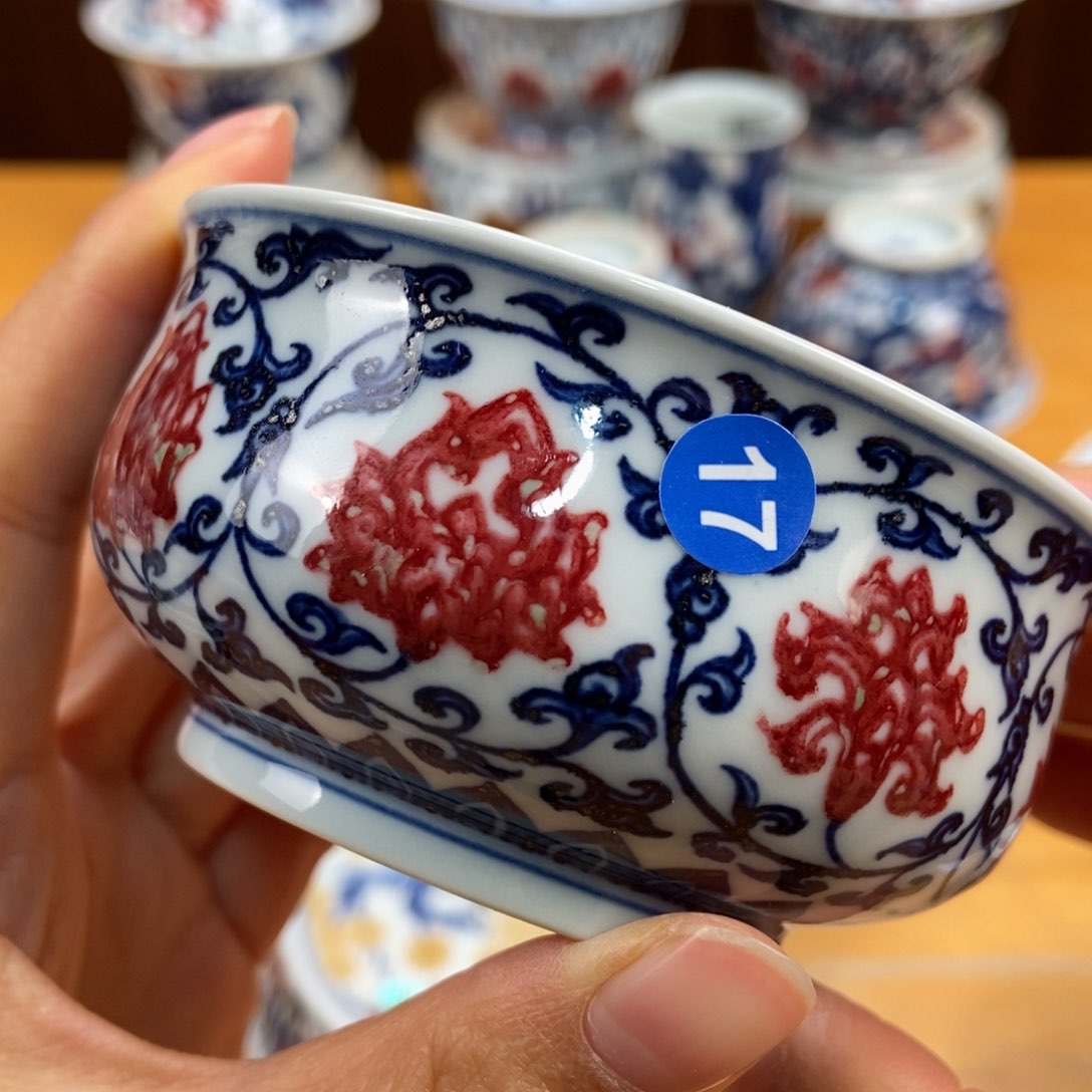 手绘现代茶具非古董