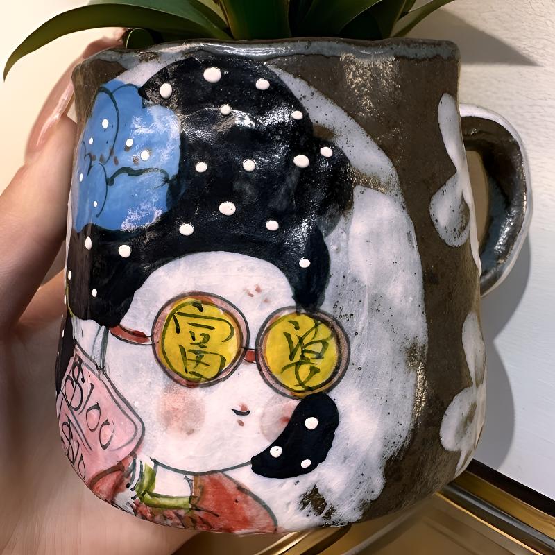 手捏杯创意茶杯咖啡杯