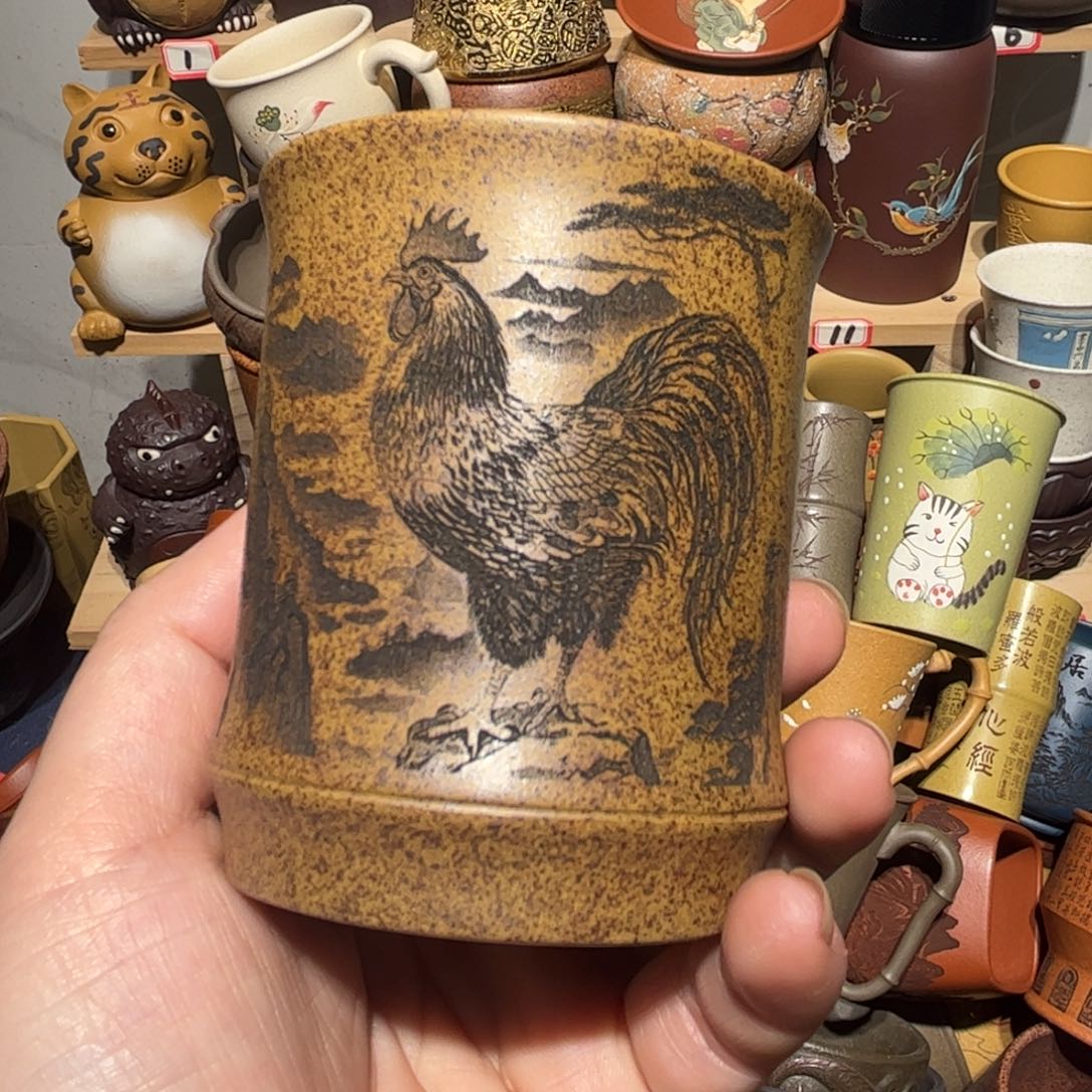 紫砂茶杯宜兴紫砂主人杯