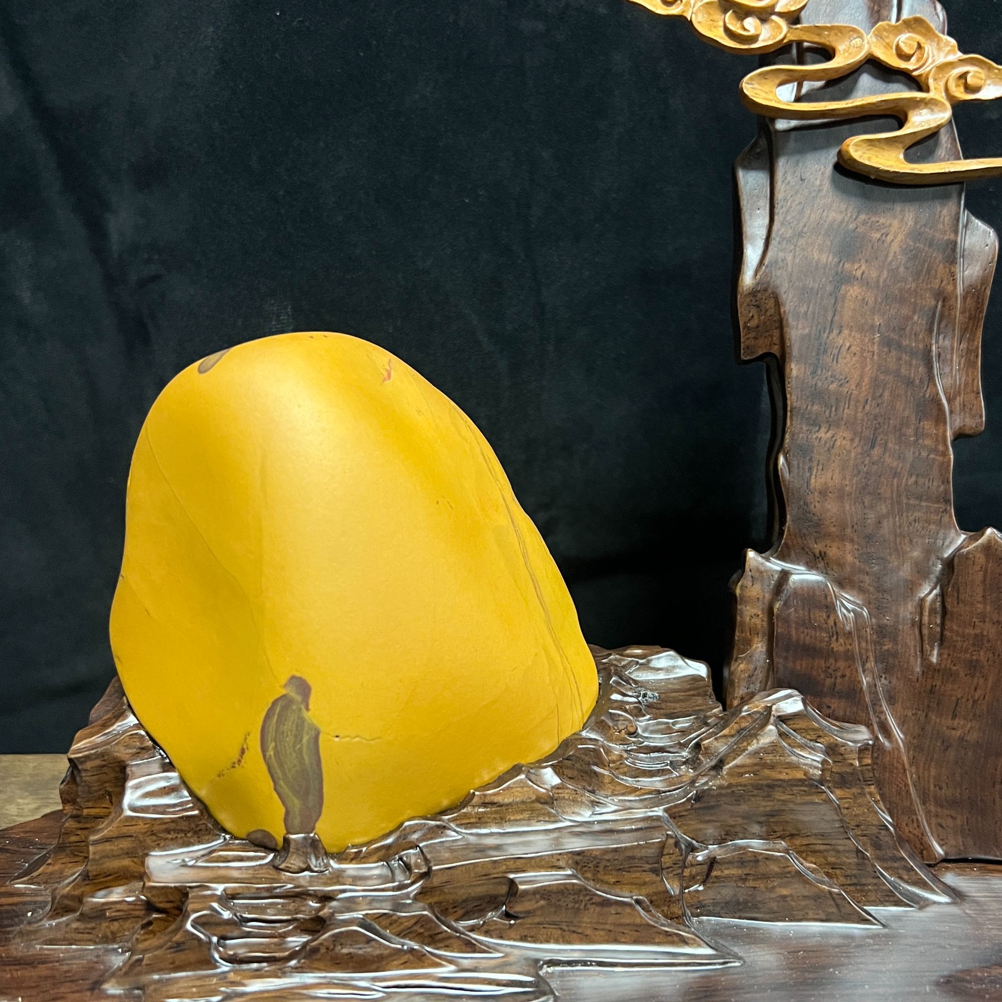 苏纲青直播付米链接10000+一物一拍戈壁石黄蜡石组合石