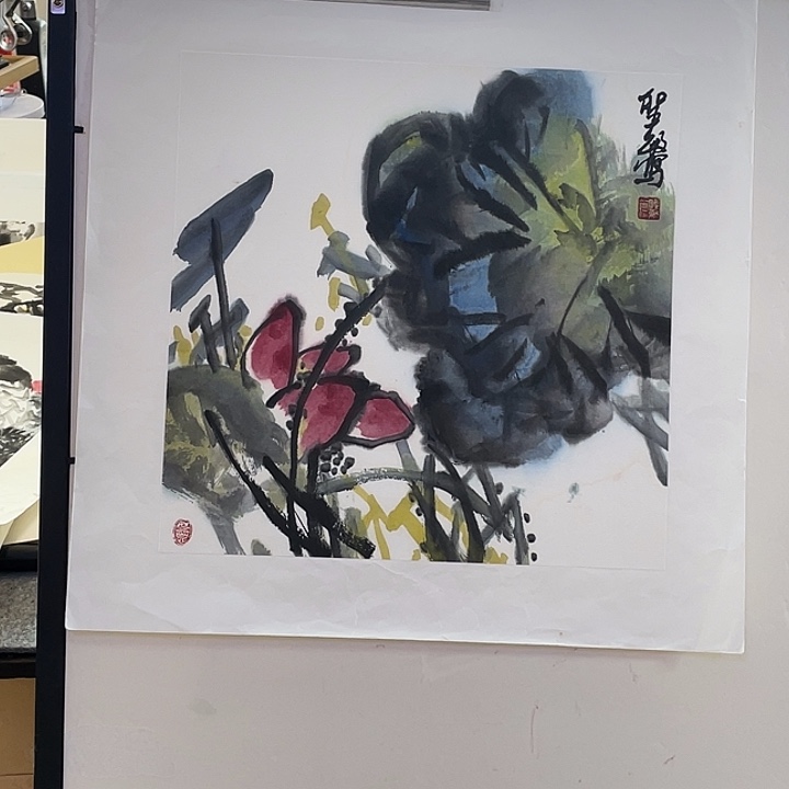 国画张圣敏先生纯手绘作品