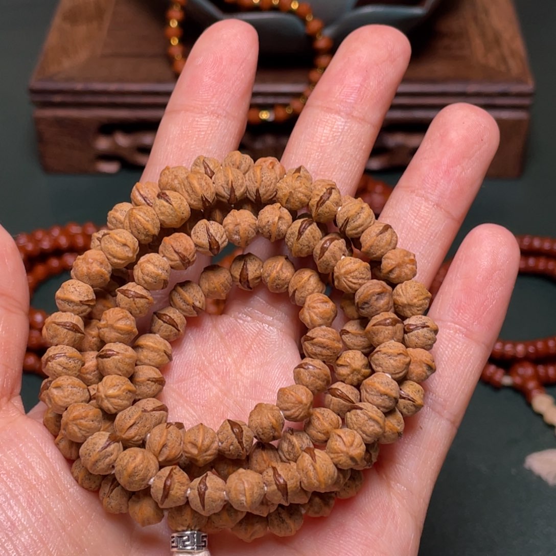 柏香籽/百香籽吊坠恶魔之眼长串