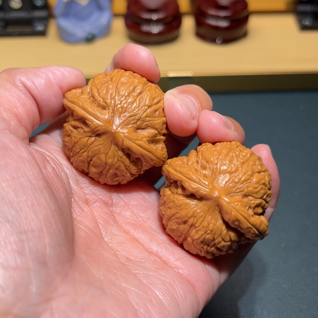 文玩核桃把件车**往乾隆磨39