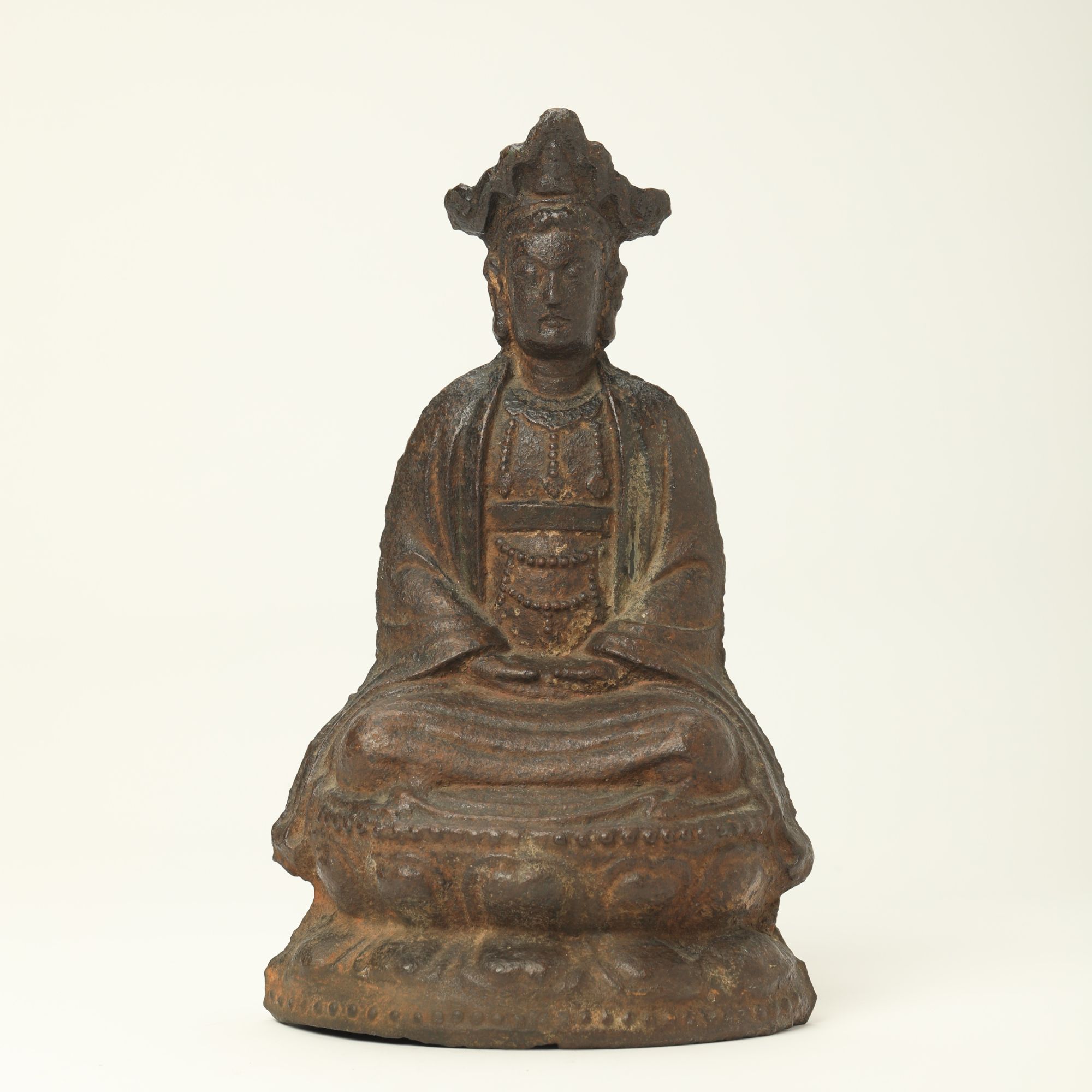 【1月22日古董拍卖】3209 明或更早 铁观音菩萨