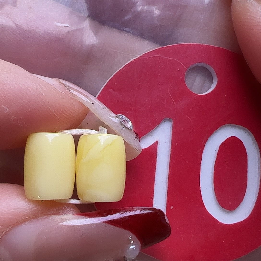 蜜蜡未镶嵌珠宝奇石6.7mm桶珠