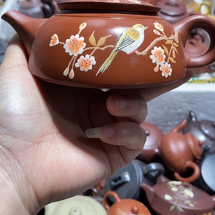 紫砂茶壶微瑕微笑
