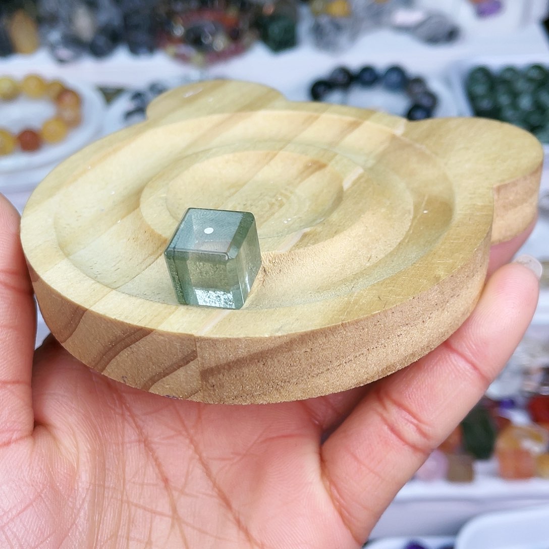 水晶单珠打孔不退不换未镶嵌