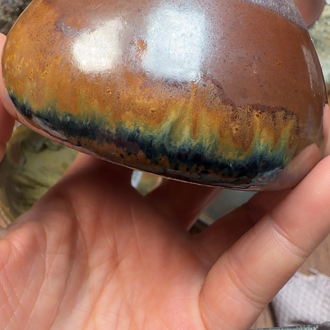 柴烧建盏茶盏茶杯701