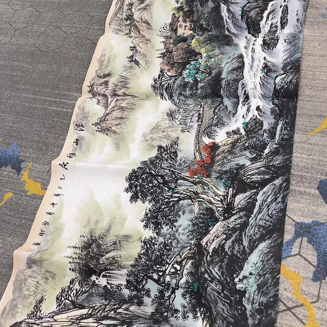 真人名画手工手绘