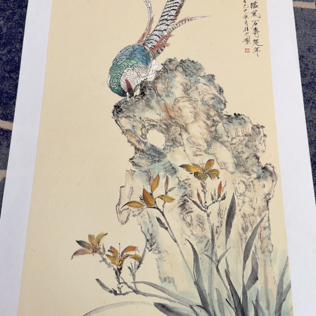 国画国画作品山水花鸟纯手绘