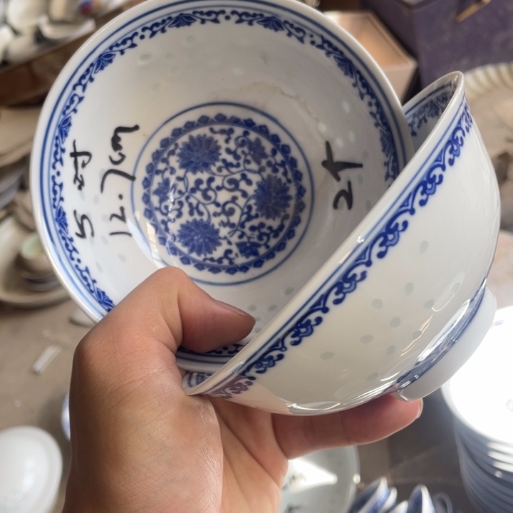 碗瓷景德镇高温细白瓷餐具