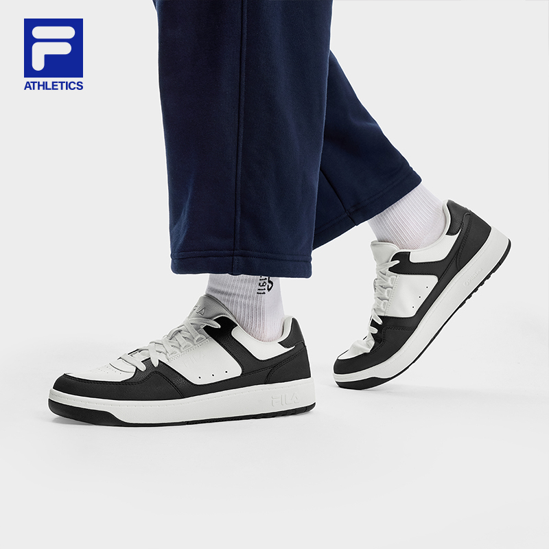 斐乐男鞋TARGA 1+网球生活鞋2025冬新款圆盾鞋1+板鞋A12M541001F