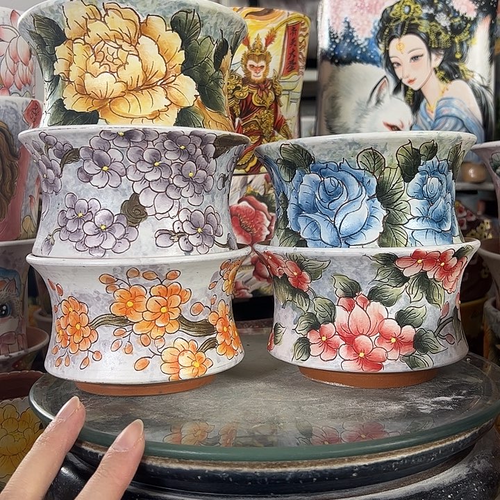 竹***^景德镇幸运花盆性价比超高