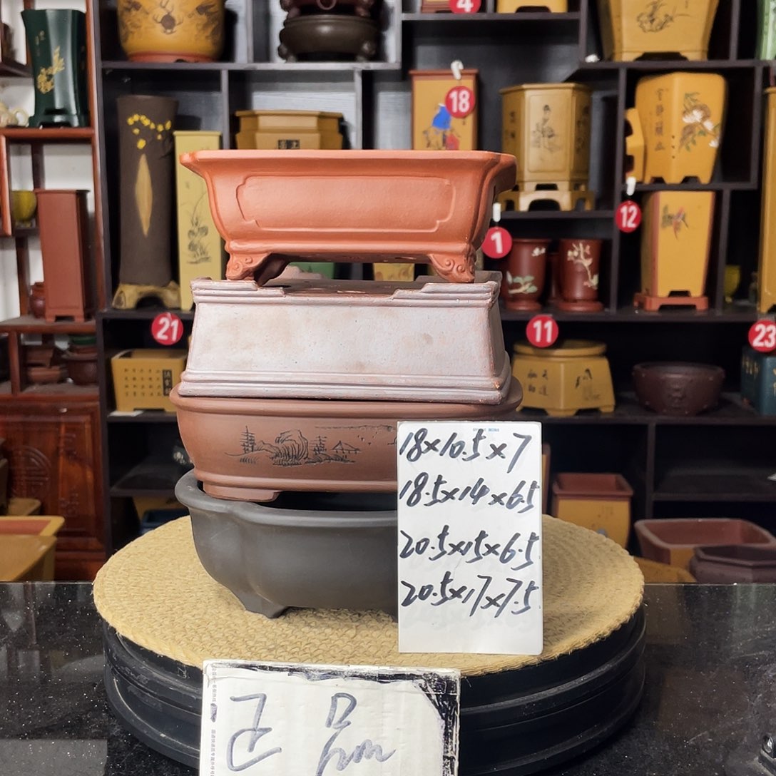 紫砂D-婉秋紫砂花盆