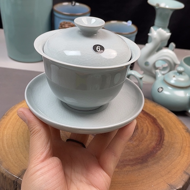 *****摆件陶盖碗特价88889