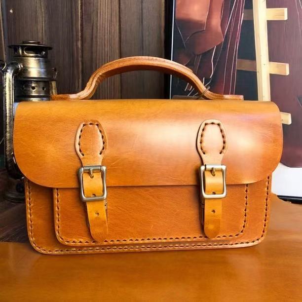 【谷道】定型剑桥包真皮 肩包 时尚 百搭潮流YP16798