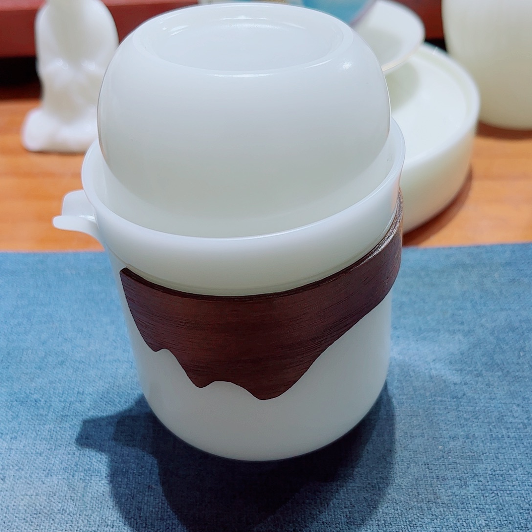 陶素烧璞玉1壶4杯套组