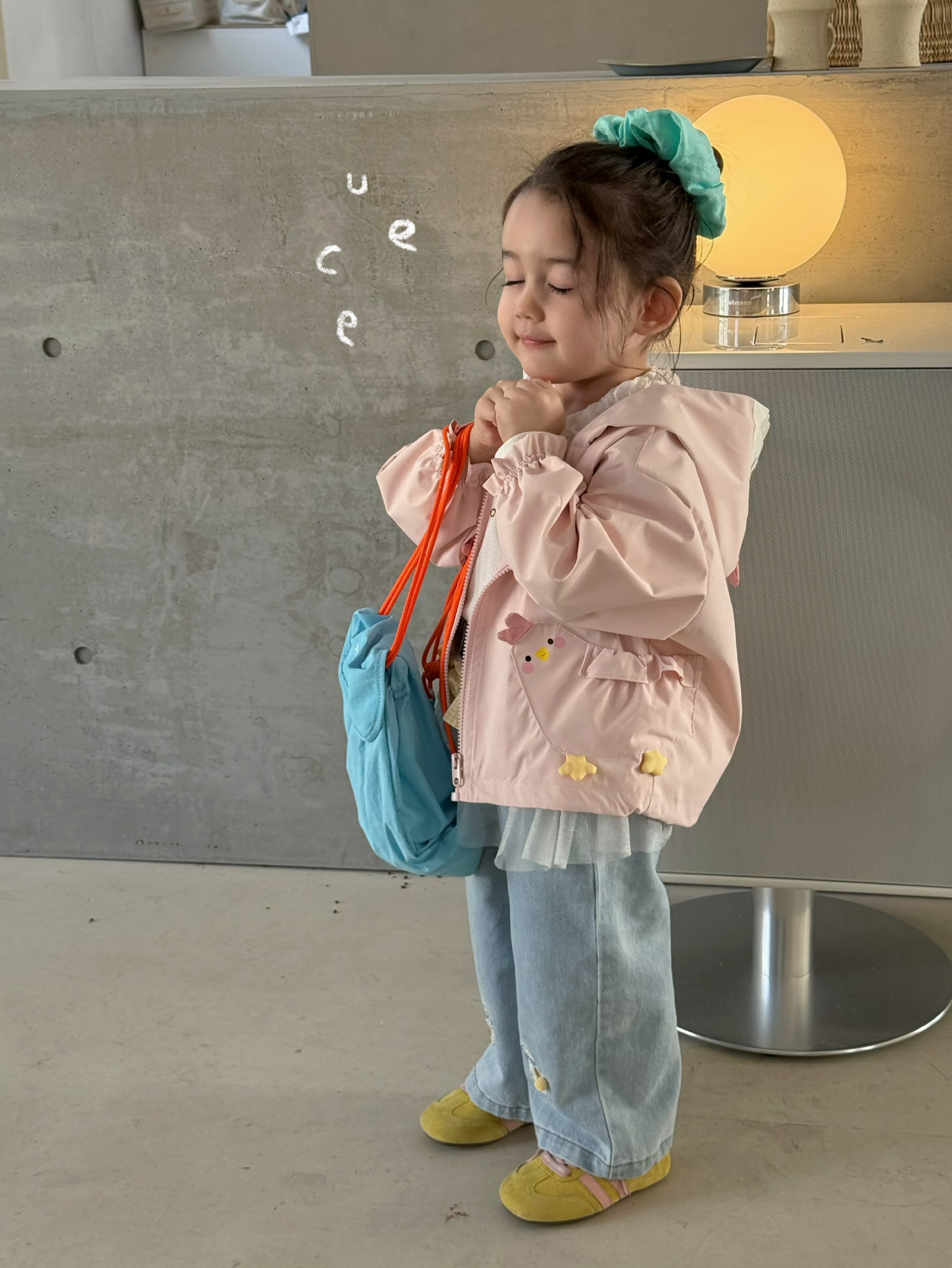 釉兮·26春～卡通小鸡连帽拉链外套K5808（童装汉服）