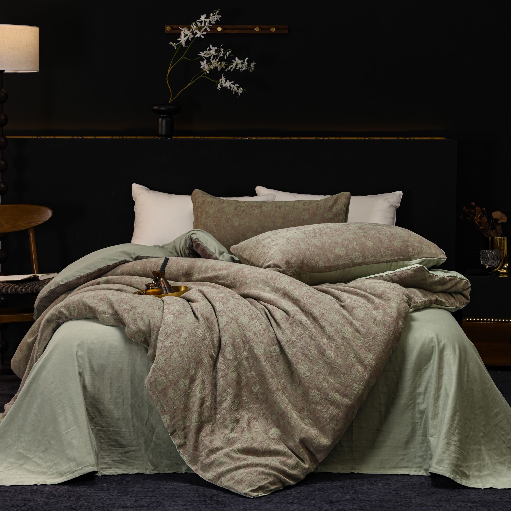 【晚棠】双层纱全棉色织被子