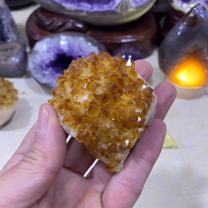 紫晶水晶摆件未镶嵌