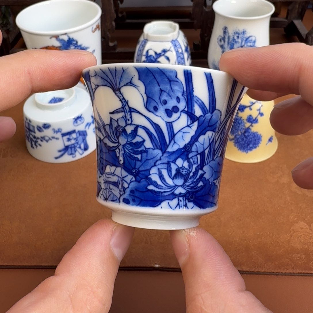 瓷片景德镇瓷器手工手绘