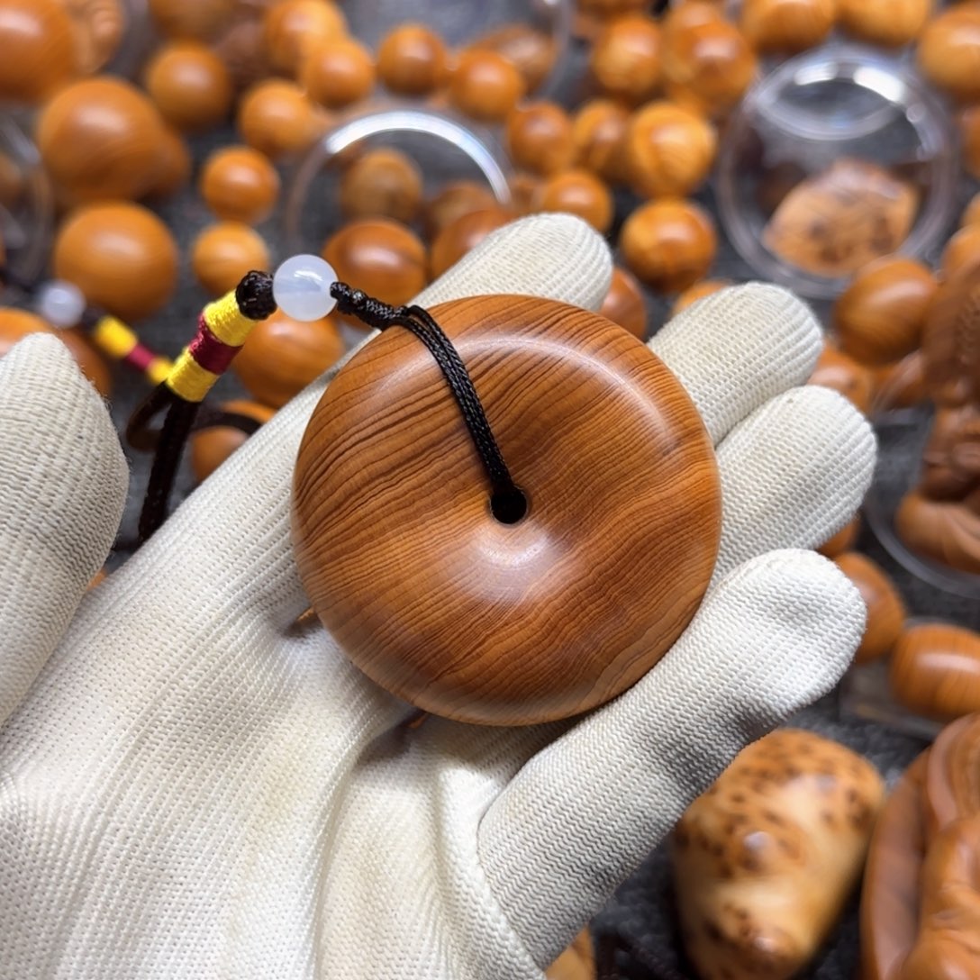 柏木太行崖柏平安扣