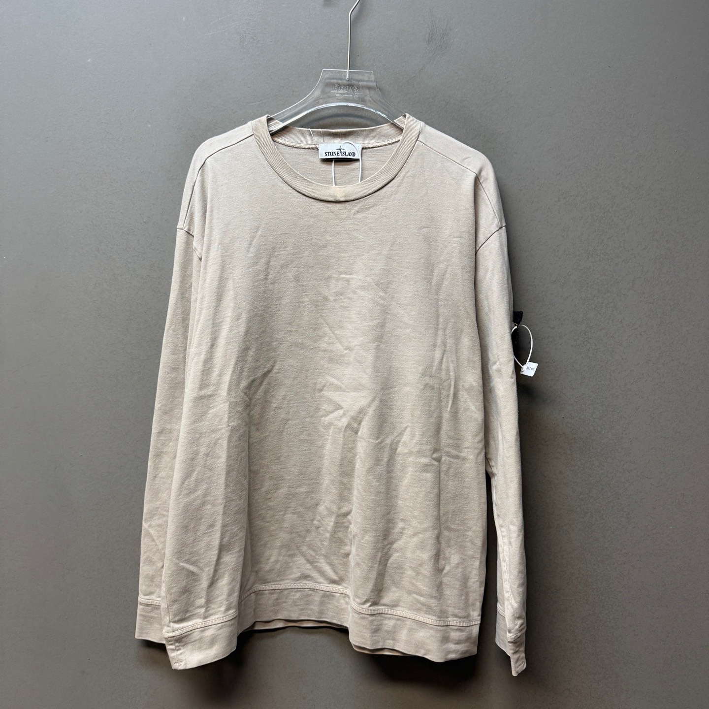一口价 Stone island 石头岛/21842/卡其色卫衣 尺码XXL A级
