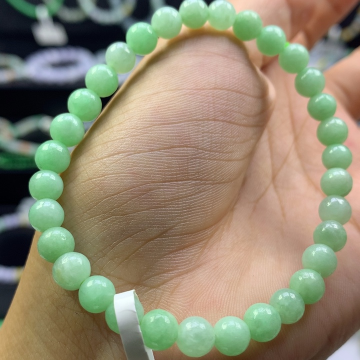 未镶嵌手串翡翠卡6