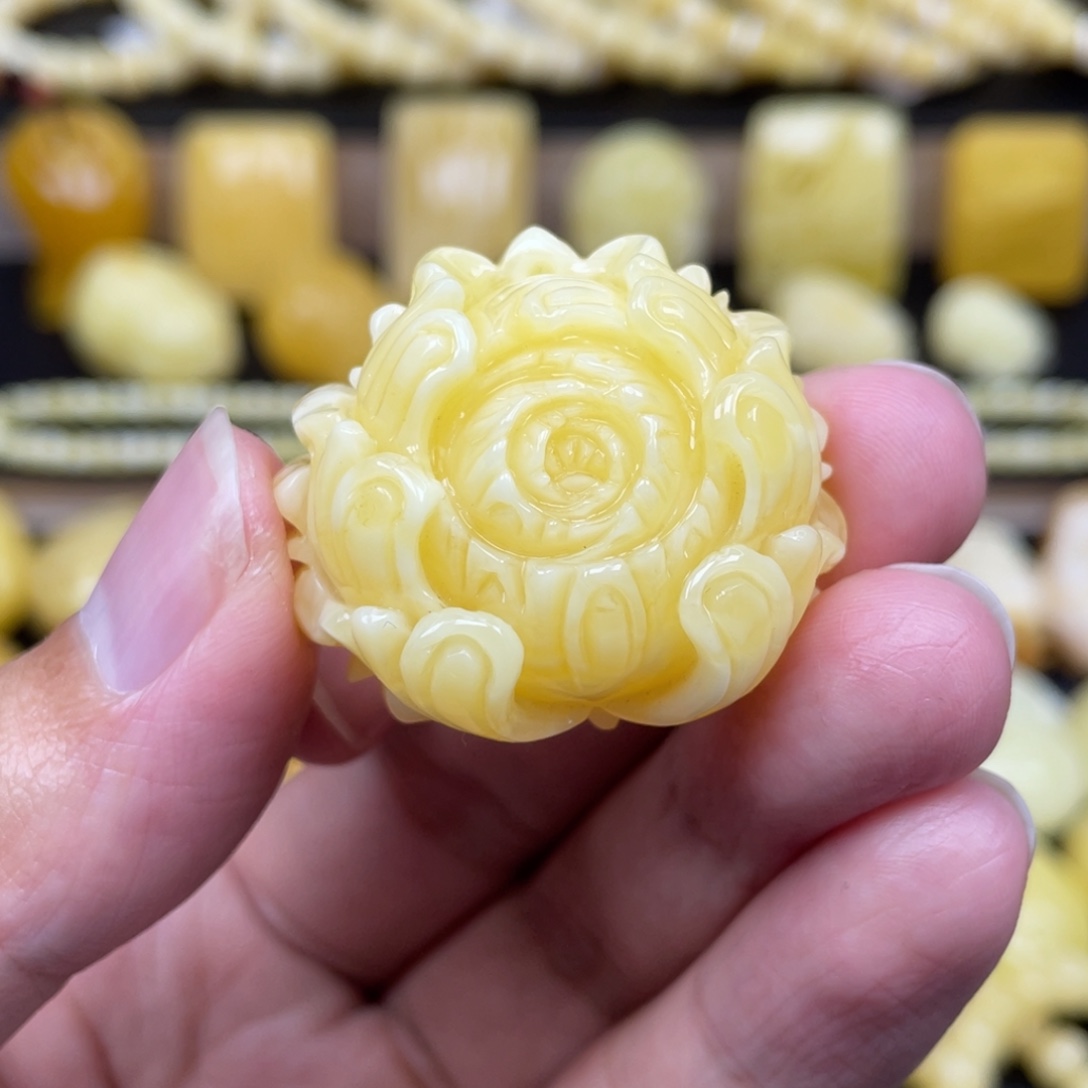 琥珀未镶嵌裸石琥珀蜜蜡