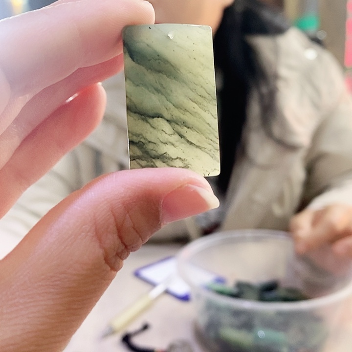 密玉（石英质玉）手链未镶嵌