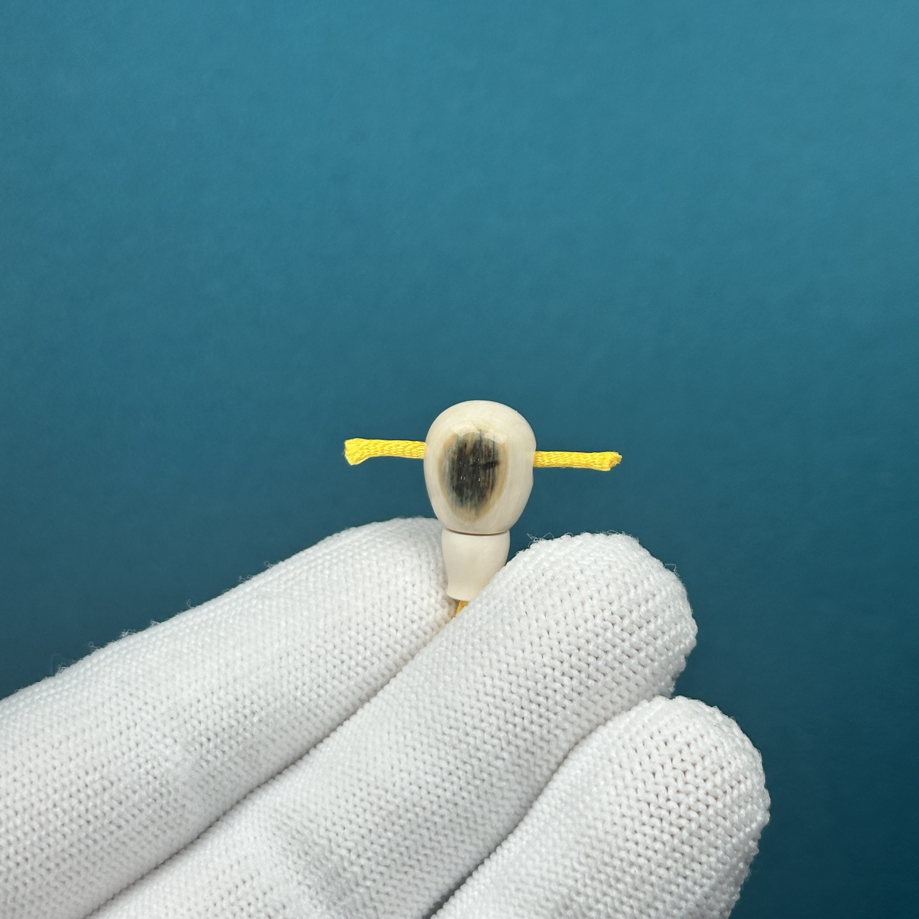 D78-70天然猛犸牙 黄金瞳三通9.8*18*9.4mm支持鉴定假一罚十