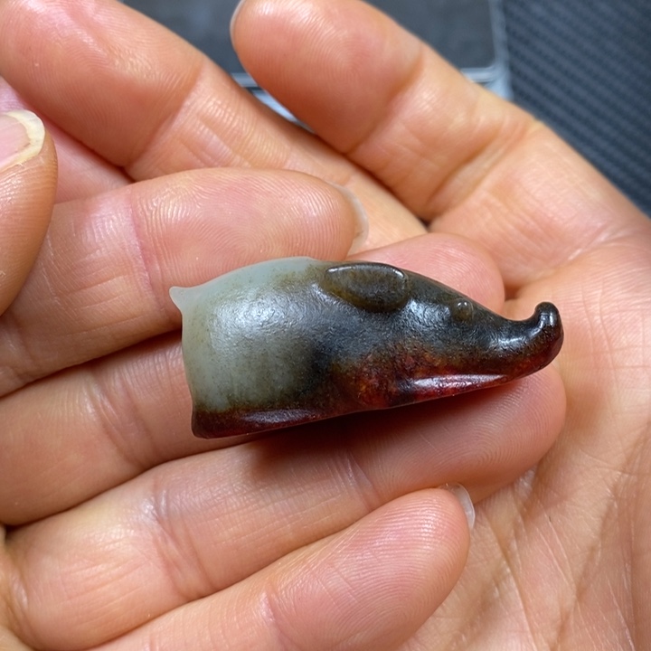 和田玉挂件未镶嵌视*