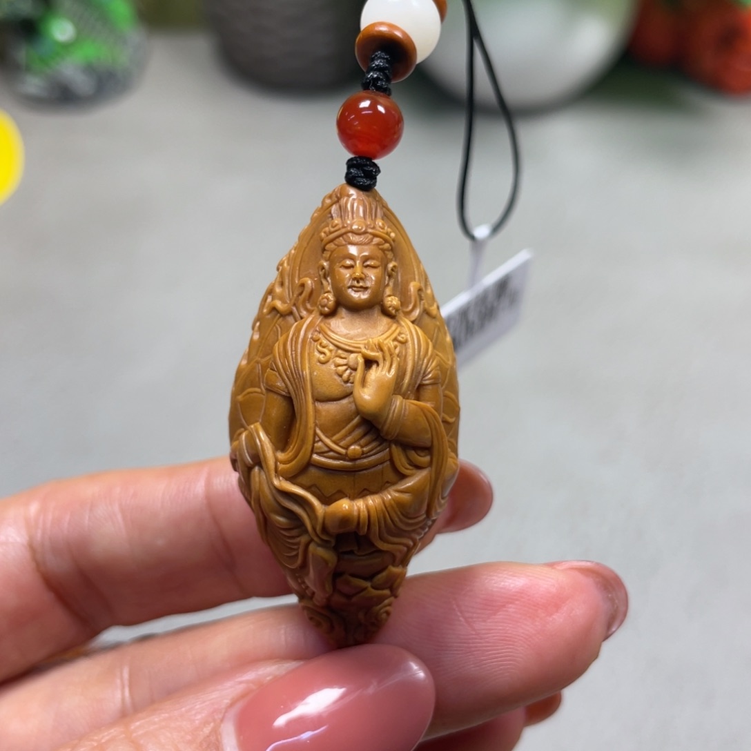橄榄核吊坠本命佛橄榄核