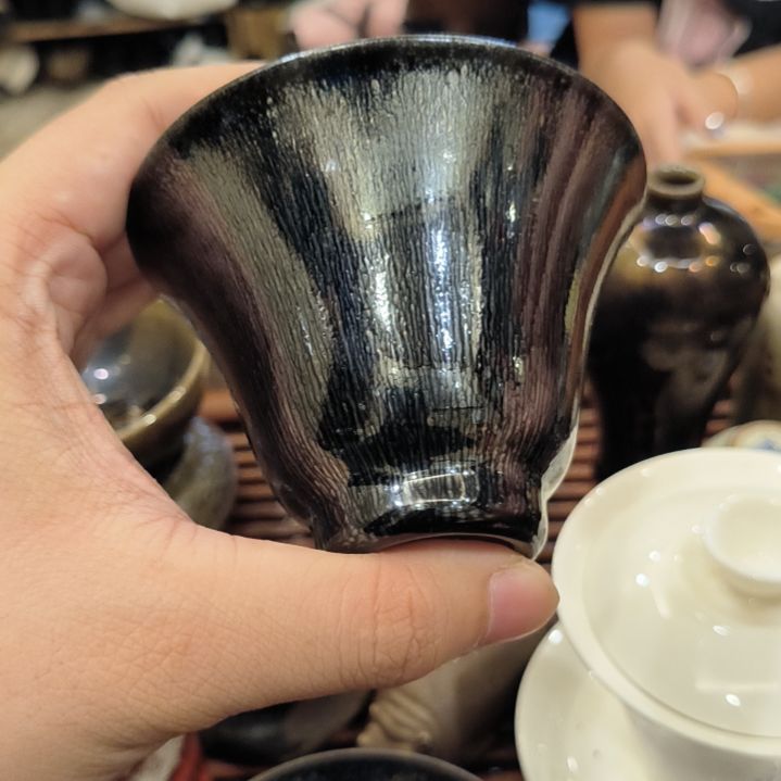 茶盏建窑建盏电烧作品