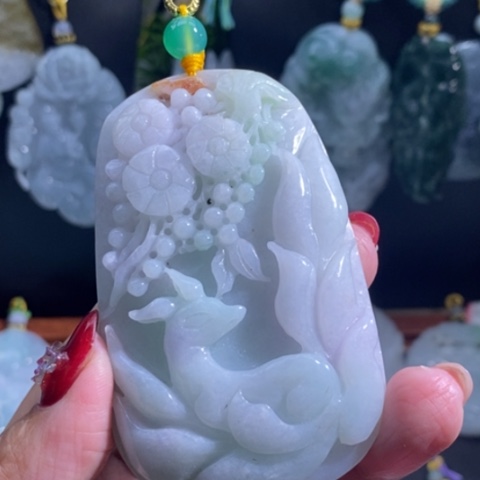 【闪购商品】颈饰未镶嵌翡翠九尾