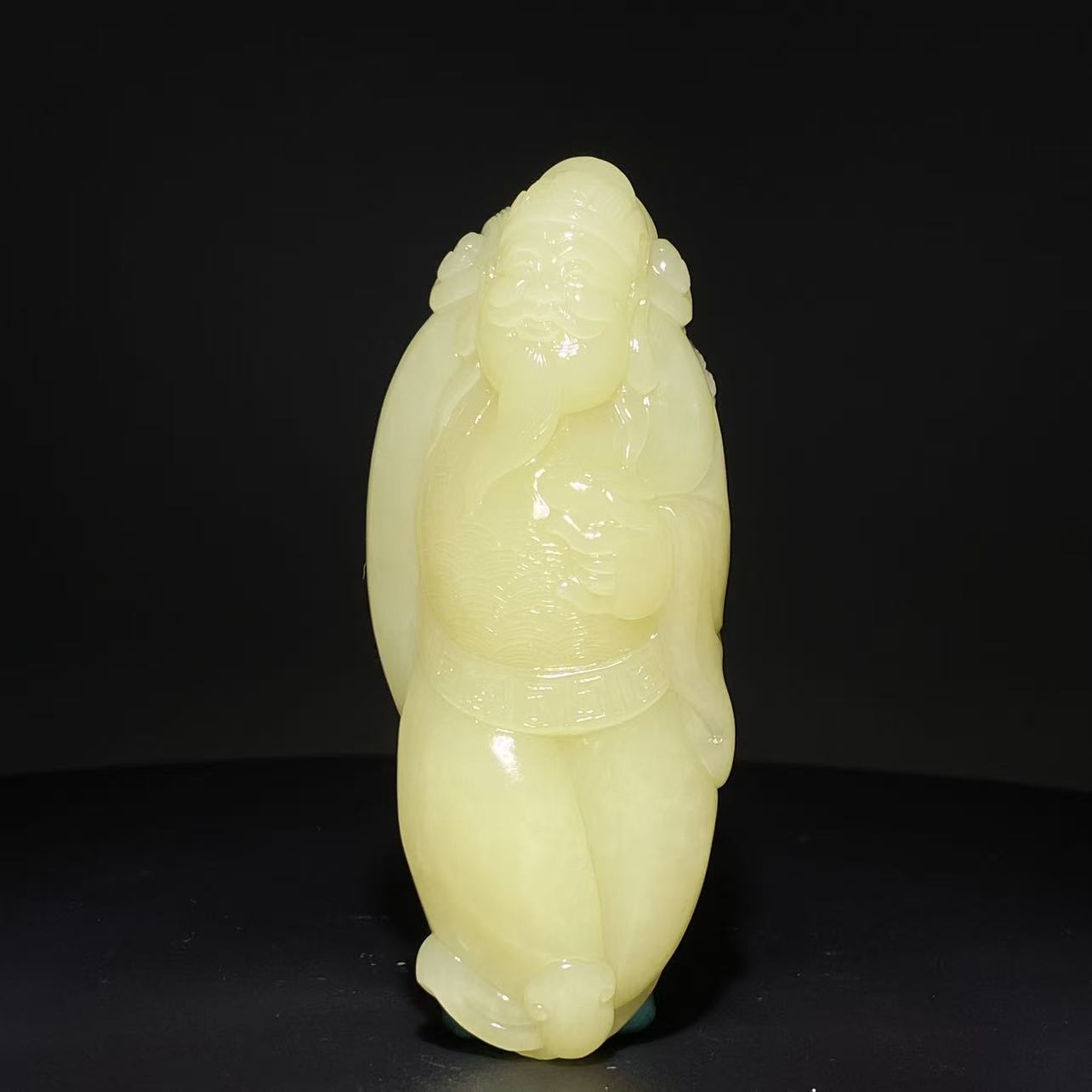 【当代】-和田玉财神2509190028