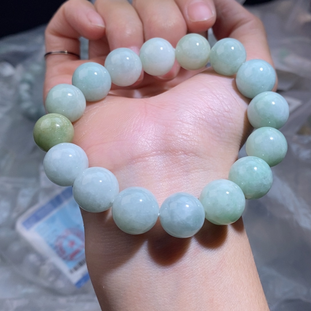 未镶嵌手串翡翠珠链