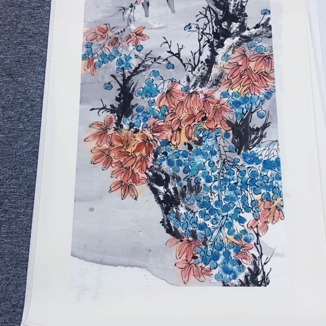 国画微****立绘画艺术作品