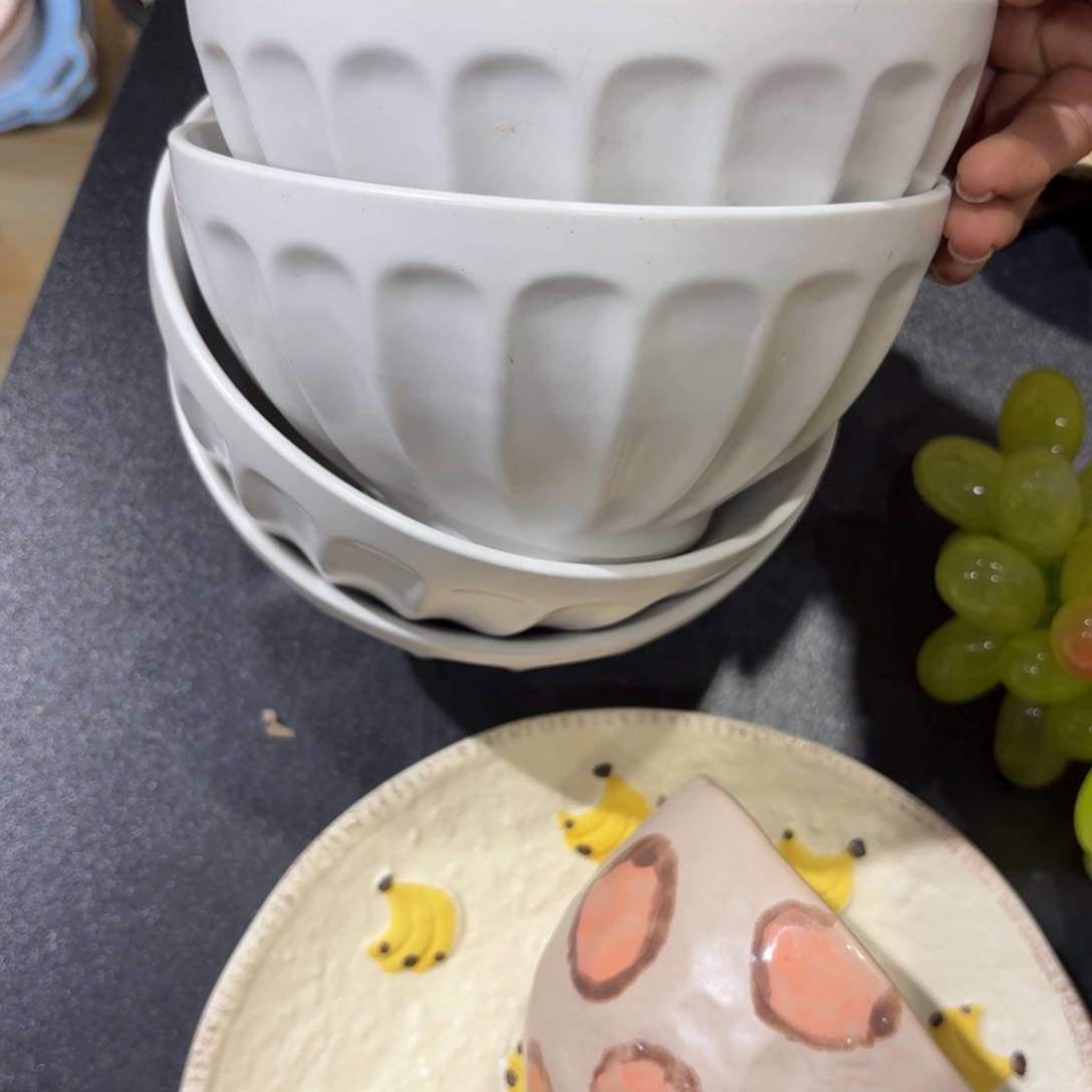 瓷6寸4个微瑕不影响使用