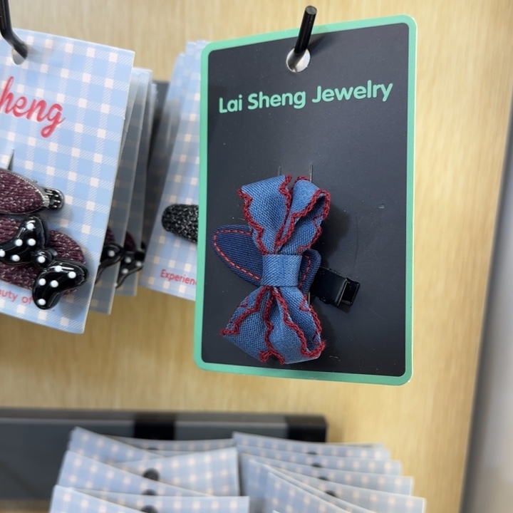 布艺铁合金鸭嘴夹